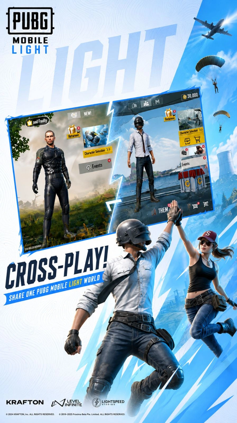 PUBG Mobile LIGHT cross-play with PUBG Mobile